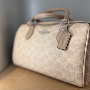 Coach Tan Signature Handbag